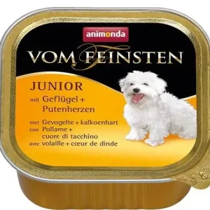ANIMONDA Vom Feinsten JUNIOR drób i serca indycze 150g