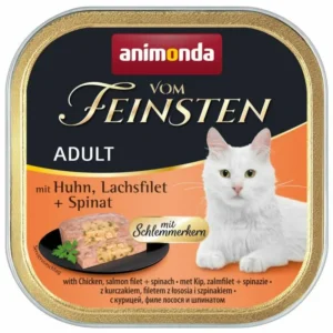 ANIMONDA Vom Feinsten Kurczak filet z łososia i szpinak 100g