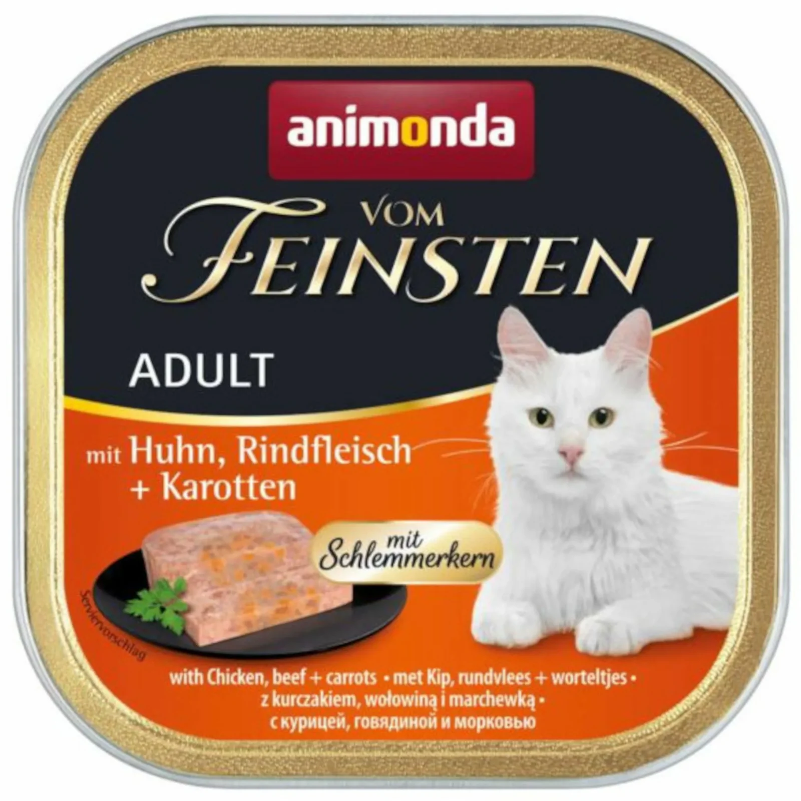 ANIMONDA Vom Feinsten Kurczak, wołowina i marchewka 100g