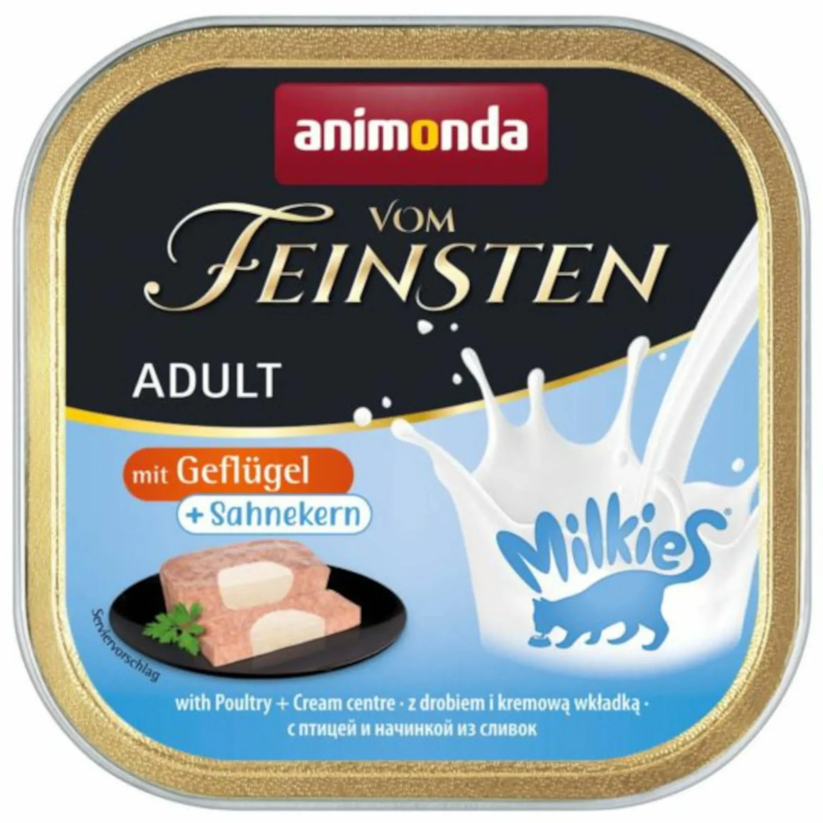 ANIMONDA vom feinsten Milkies z drobiem i śmietanką 100g