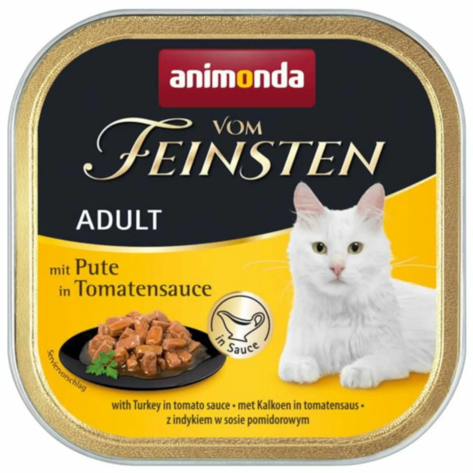 ANIMONDA vom feinsten No Grain indyk w sosie pomidorowym 100g