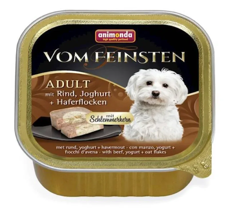 ANIMONDA Vom Feinsten Wołowina, Jogurt, Płatki owsiane 150g