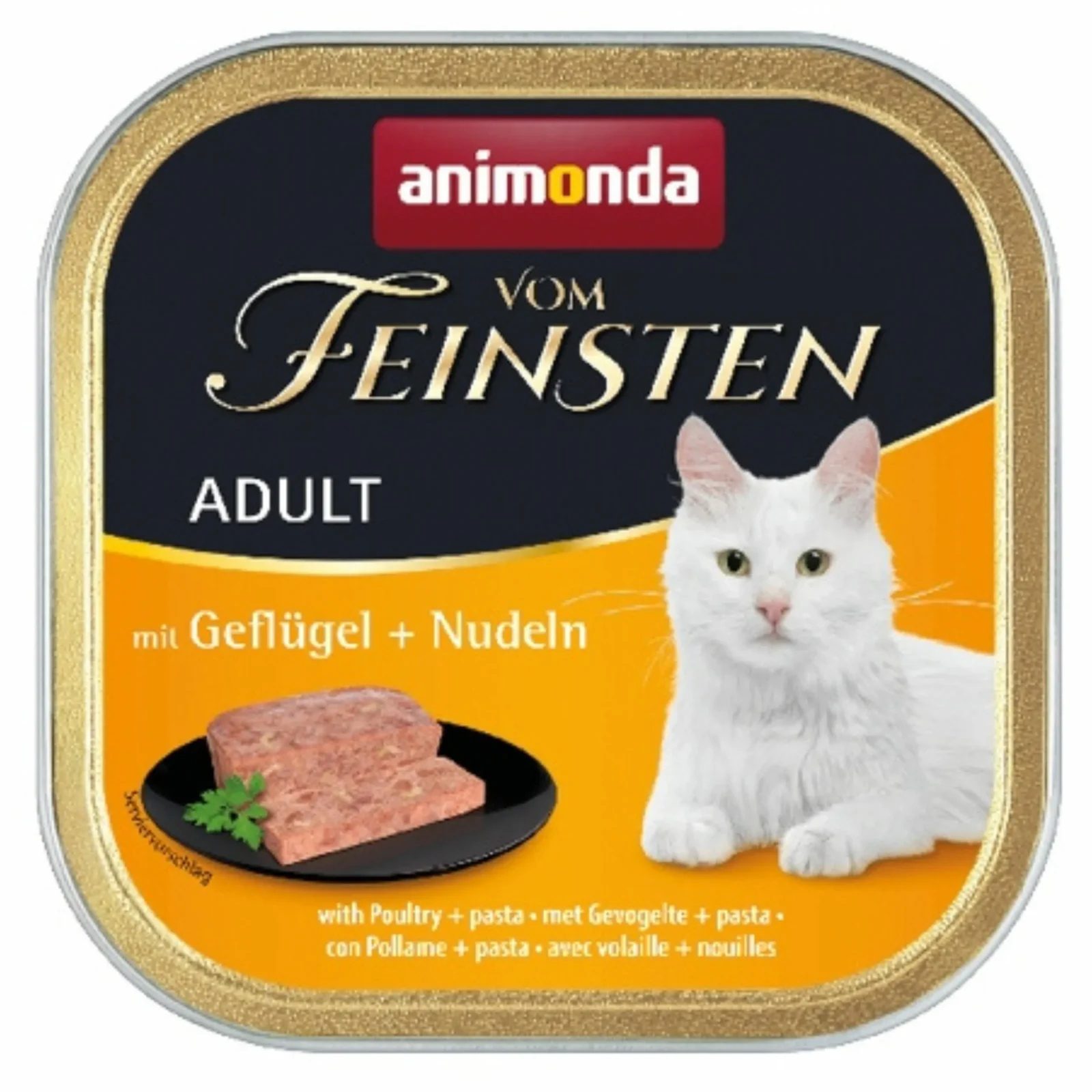ANIMONDA Vom Feinsten z drobiem i makaronem 100g
