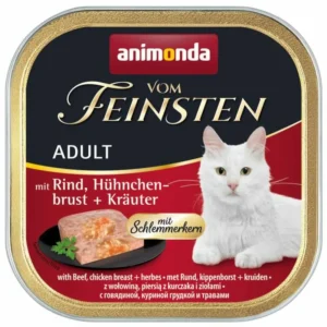 ANIMONDA Vom Feinsten z wołowiną, piersią z kurczaka i ziołami 100g