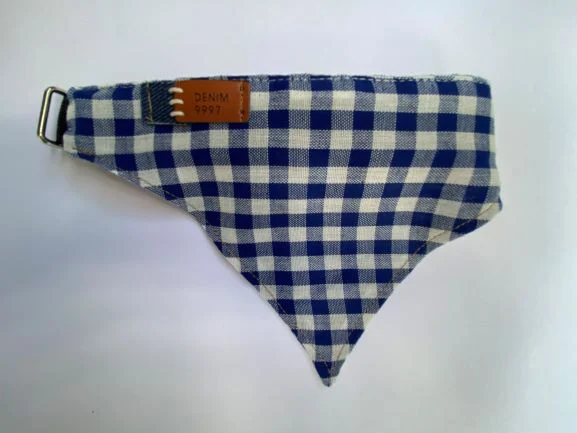 Apaszka – bandana dla psa w kratkę większa - Image 2