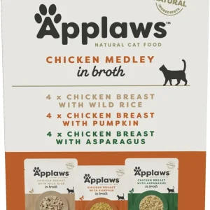 Applaws Cat Tin Multipack Chicken Collection in Broth 12x70g