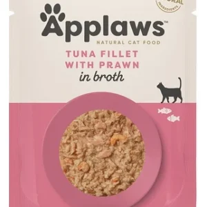 APPLAWS KOT sasz.70g TUŃCZYK KREWETKI / 12