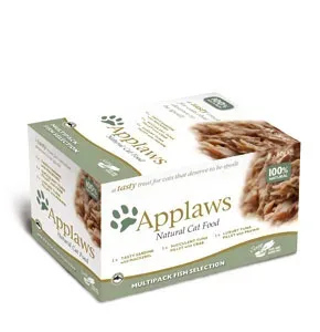Applaws miseczki dla kota Fish Selection Multi Pack 8x60g