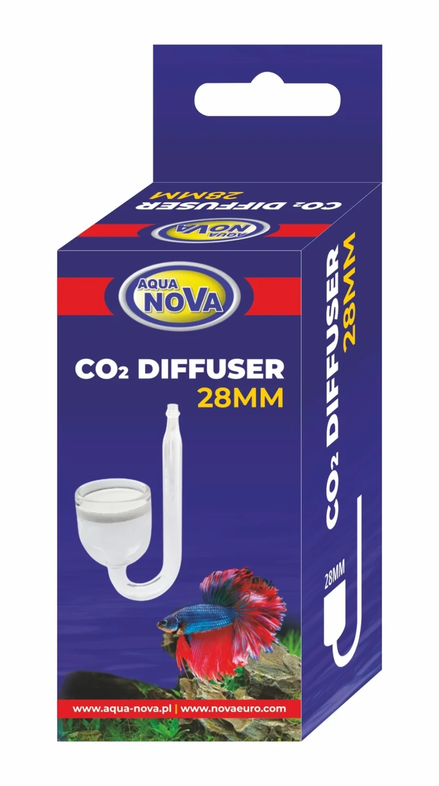 AQUA NOVA DYFUZOR SZKLANY 28MM NCO2-GLASSDIF-28MM