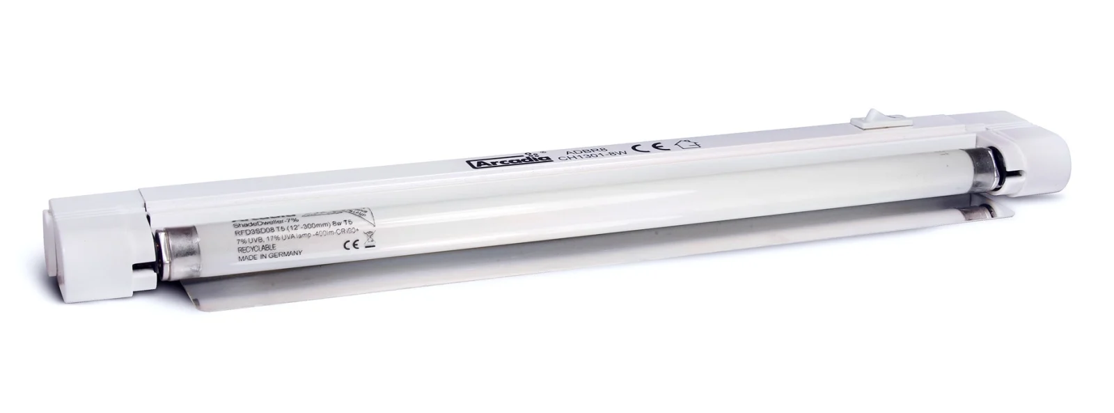 ARCADIA Lampa Mini T5 8W ze świetlówką ShadeDweller 7% UVB
