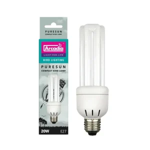 ARCADIA PURESUN Bird UVB 2,4% / UVA 30% 20W E27 – żarówka dla papug