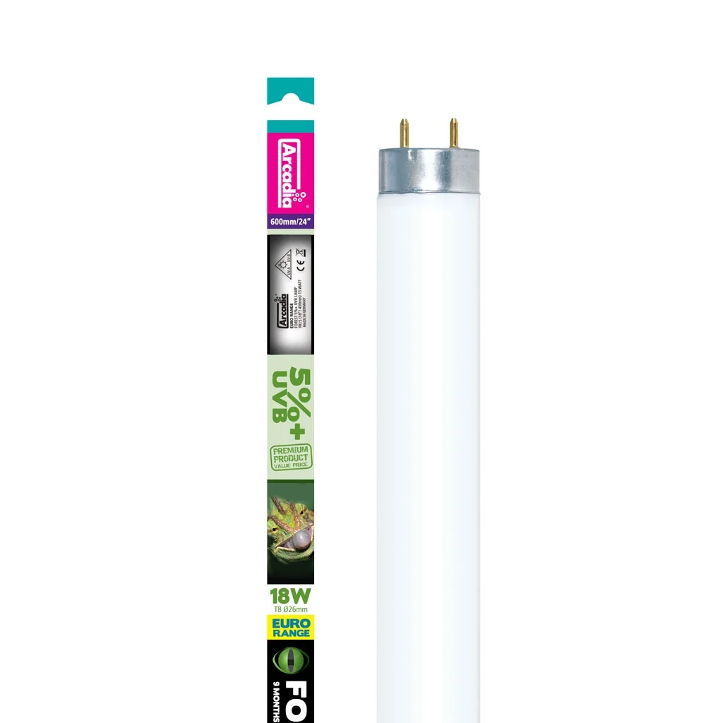 ARCADIA Świetlówka T8 5% UVB+30% UVA Euro Range D3 Forest (12 miesięcy gwarantowanej emisji) - Image 2