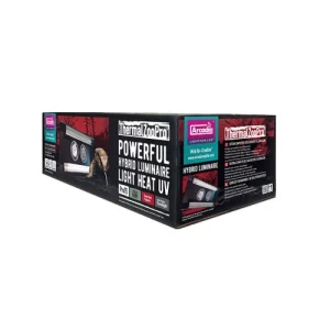 ARCADIA Zestaw oświetleniowy ThermalZooPro wersja Jungle (oprawki: 1xT5 24W+1xJungle Dawn 22W+2xE27 z odbłyśnikami) – wraz z lampami!