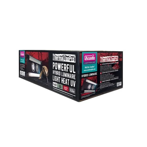ARCADIA Zestaw oświetleniowy ThermalZooPro wersja Jungle (oprawki: 1xT5 24W+1xJungle Dawn 22W+2xE27 z odbłyśnikami) – wraz z lampami!