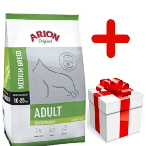 ARION Original Adult Medium Breed Chicken & Rice 12kg + niespodzianka dla psa GRATIS!