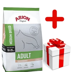 ARION Original Adult Medium Breed Salmon & Rice 12kg + niespodzianka dla psa GRATIS!