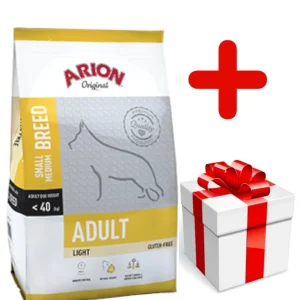 ARION Original Adult Small/Medium Breed Light 12kg + niespodzianka dla psa GRATIS!