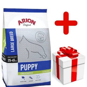 ARION Original Puppy Large Breed Chicken & Rice 12kg + niespodzianka dla psa GRATIS!