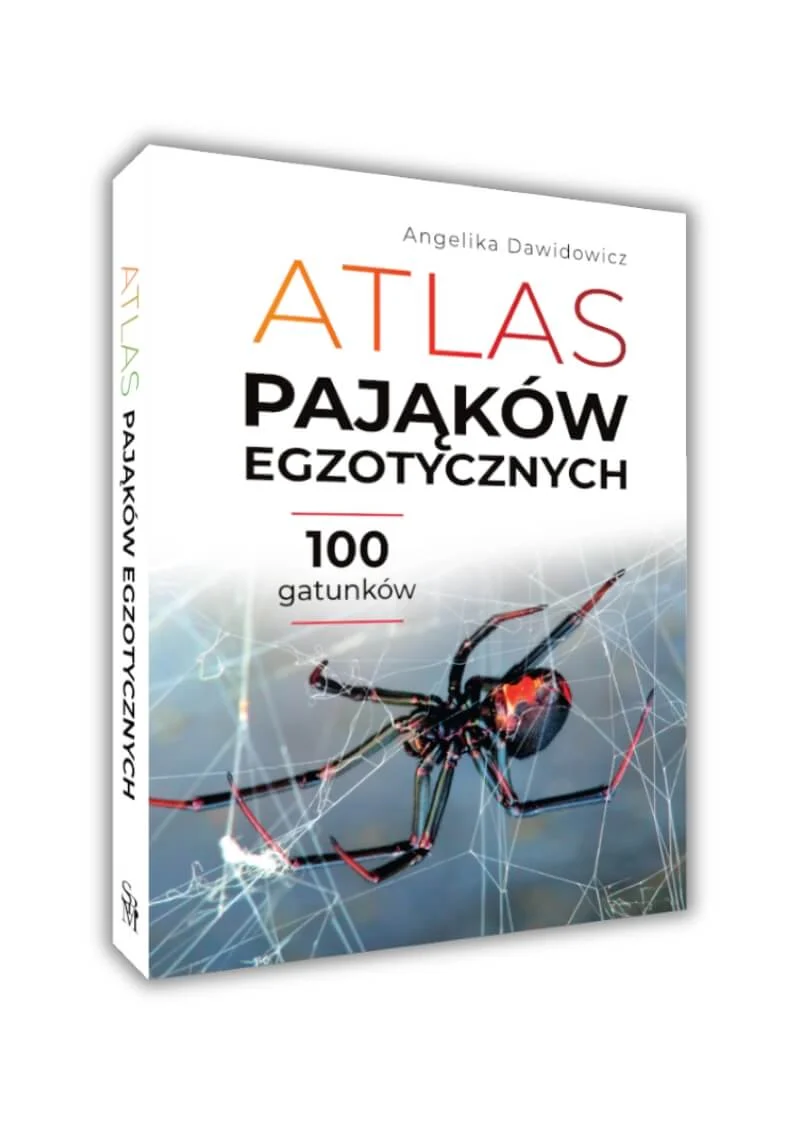 Atlas pająków egzotycznych aut. Angelika Dawidowicz z dedykacją