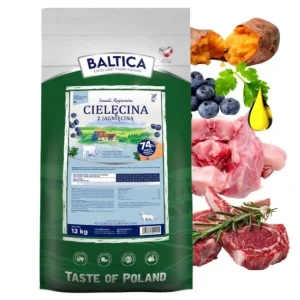 Baltica Cielęcina z jagnięciną XL 12 kg – sucha karma dla ras olbrzymich