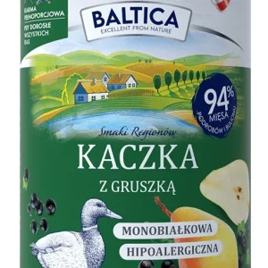 Baltica Kaczka z Gruszką 400 g – Karma Mokra pies dorosły