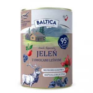 Baltica Karma Mokra Jeleń Z Owocami Leśnymi 400g