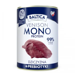 Baltica Karma Mokra Mono Dziczyzna Z Prebiotykami 400g