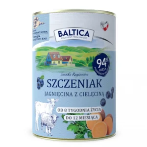 Baltica Karma Mokra Szczeniak Jagnięcina Z Cielęciną 400g