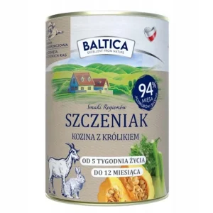 Baltica Karma Mokra Szczeniak Kozina z królikiem 400g