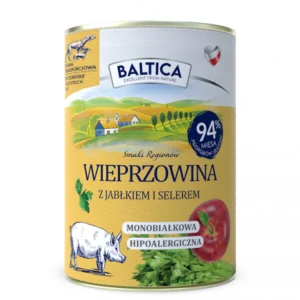 Baltica Karma Mokra Wieprzowina Z Jabłkiem 400g