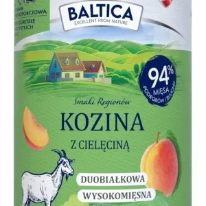 Baltica Kozina z Cielęciną 400 g – Karma Mokra pies dorosły