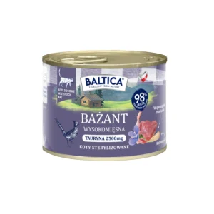 Baltica Mokra Karma dla Kota – Bażant 185 g
