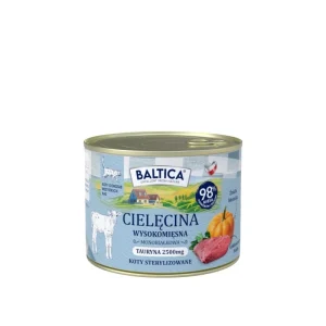 Baltica Mono Cielęcina – karma mokra dla kota 185 g