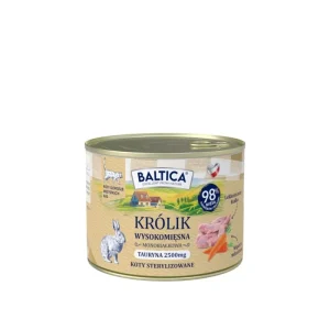 Baltica Mono Królik – karma mokra dla kota 185 g