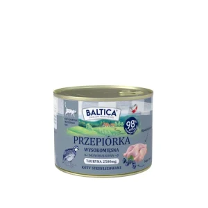 Baltica Mono Przepiórka – karma mokra dla kota 185 g