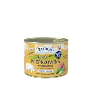 Baltica Mono Wieprzowina – karma mokra dla kota 185 g
