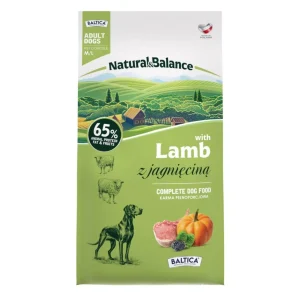 Baltica Natural&Balance Jagnięcina M/L 9 kg
