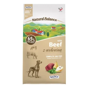Baltica Natural&Balance Wołowina M/L 9kg