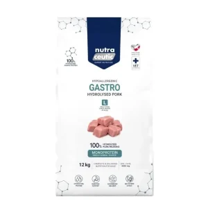 Baltica Nutraceutic Hydrolysed Gastro – Wieprzowina z ryżem, dla ras dużych – 12 kg