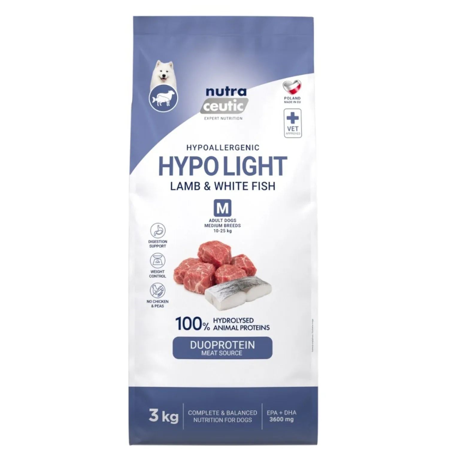 Baltica Nutraceutic Hydrolysed Hypo Light Jagnięcina z Białą Rybą i Ryżem