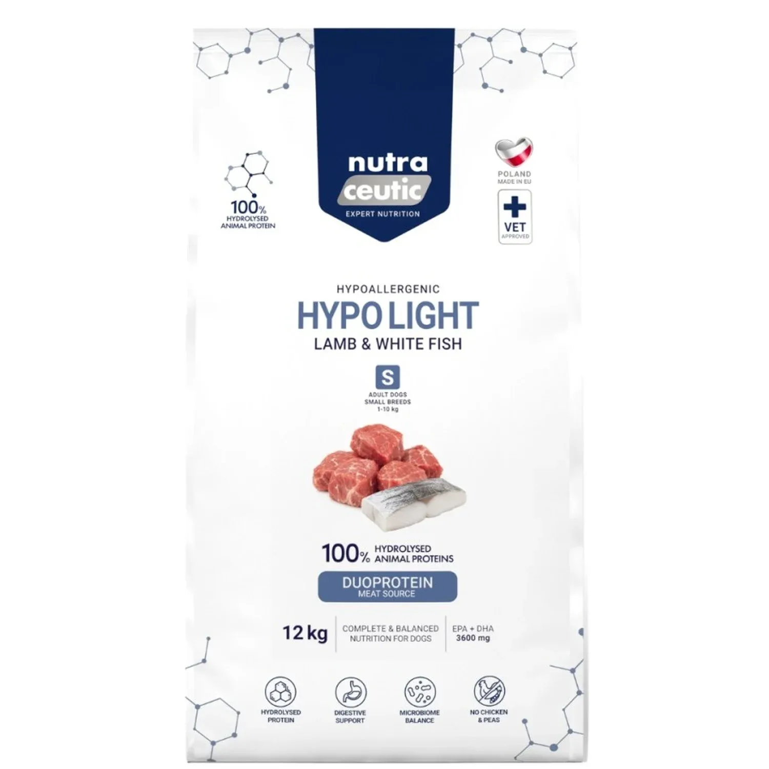 Baltica Nutraceutic Hydrolysed Hypo Light Jagnięcina z Białą Rybą i Ryżem - Image 2