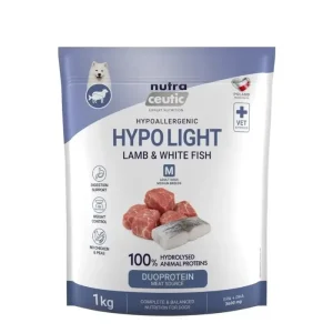 Baltica Nutraceutic Hydrolysed Jagnięcina z białą rybą i ryżem (Hypo Light) - hipoalergiczna i niskotłuszczowa karma dla psów średnich ras