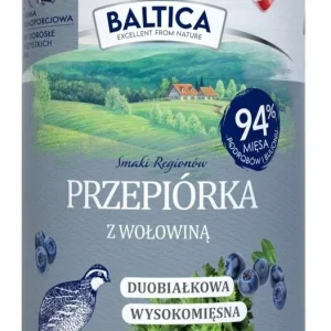 Baltica Przepiórka z Wołowiną 400 g – Karma Mokra pies dorosły