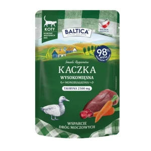 Baltica Smaki Regionów Mono Kaczka 100g – Monobiałkowa Karma Mokra dla Kota