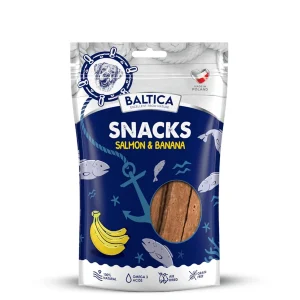 Baltica Snacks Łosoś z Bananami 80g