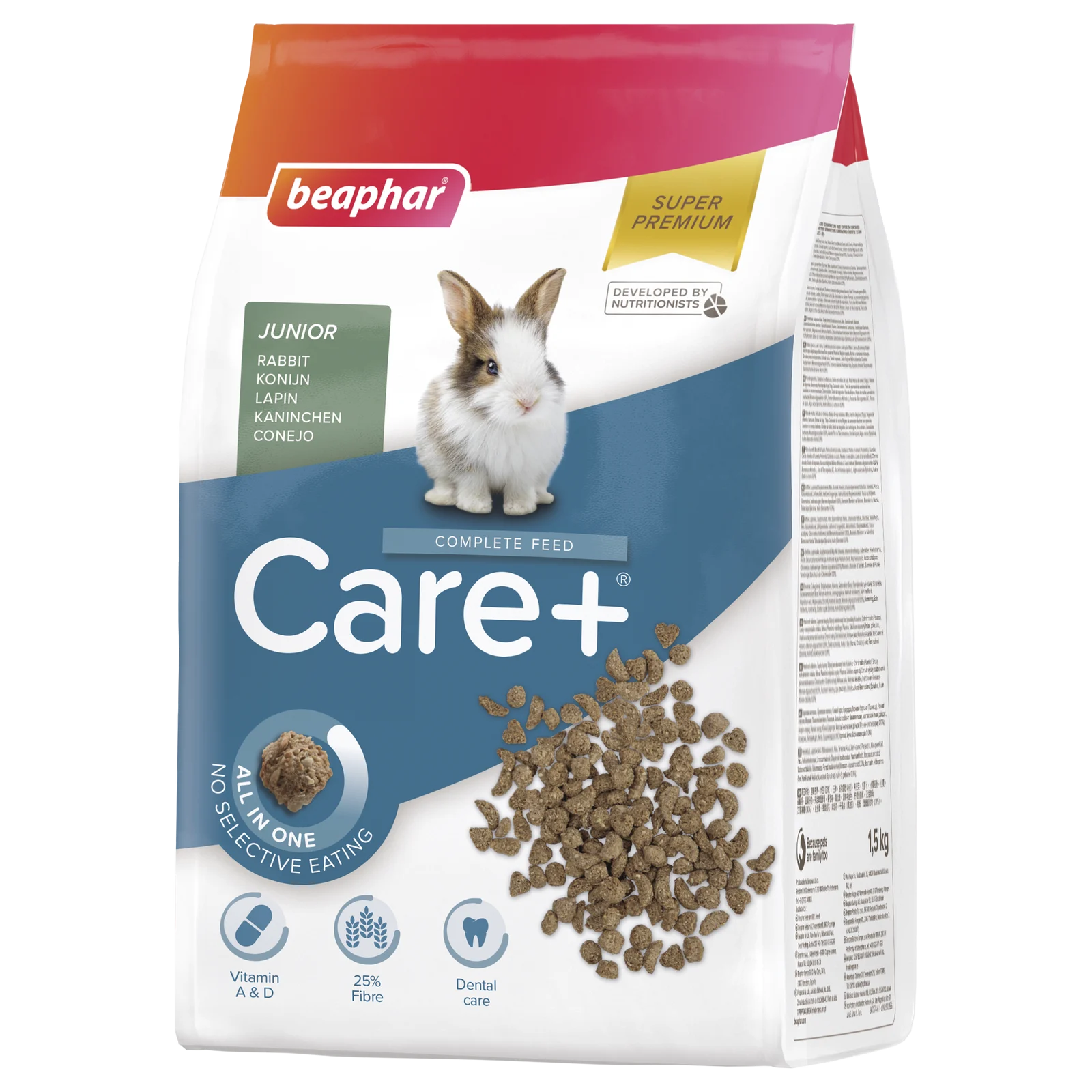 BEAPHAR – CARE+ 1.5kg KRÓLIK JUNIOR SUCHY POKARM /4