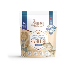 Bemo Cold Pressed River Fish – karma tłoczona na zimno dla psa z ryby rzeczne