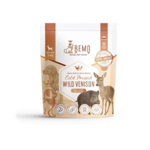 Bemo Cold Pressed Wild Venison – karma tłoczona na zimno dla psa z dziczyzna i sarnina