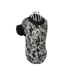 Bluza z czarnymi wykończeniami M