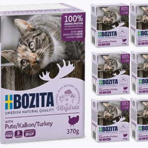 BOZITA Cat Kawałki Indyka W Galaretce 6 x 370g